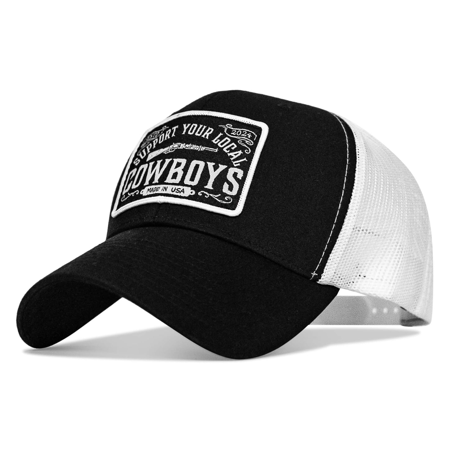 Support Your Local Cowboys Patch Snapback Hat
