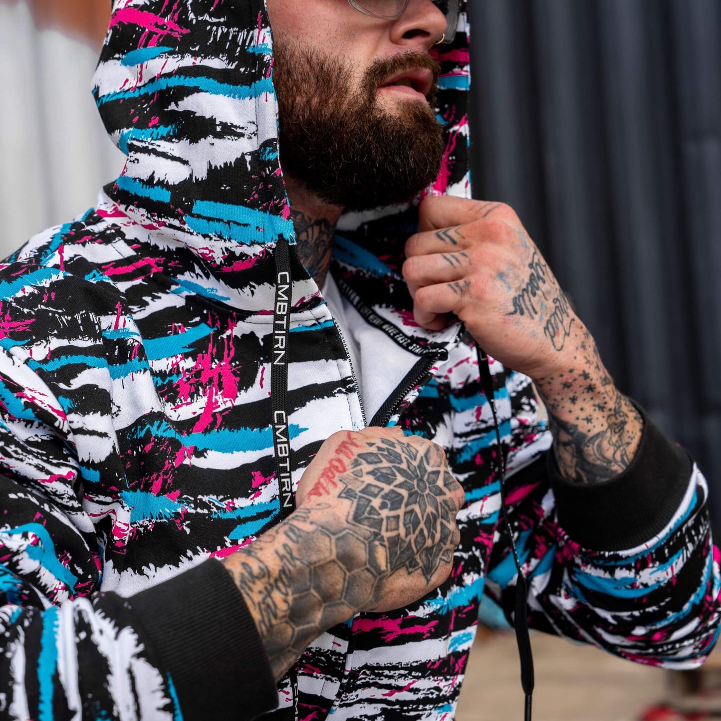 Men's Fleece Lined Zip Up Hoodie | V1