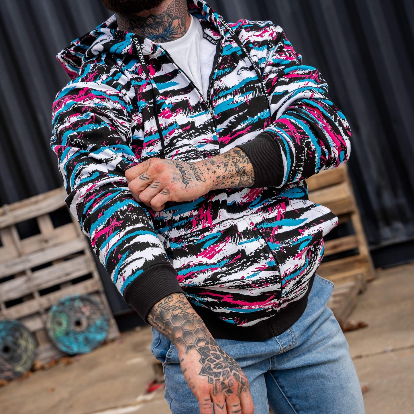 Men's Fleece Lined Zip Up Hoodie | V1