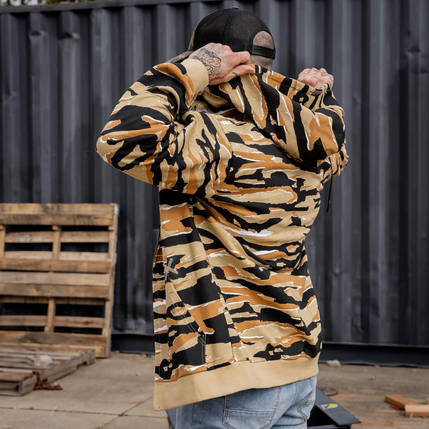 Men's Fleece Lined Zip Up Hoodie | V1