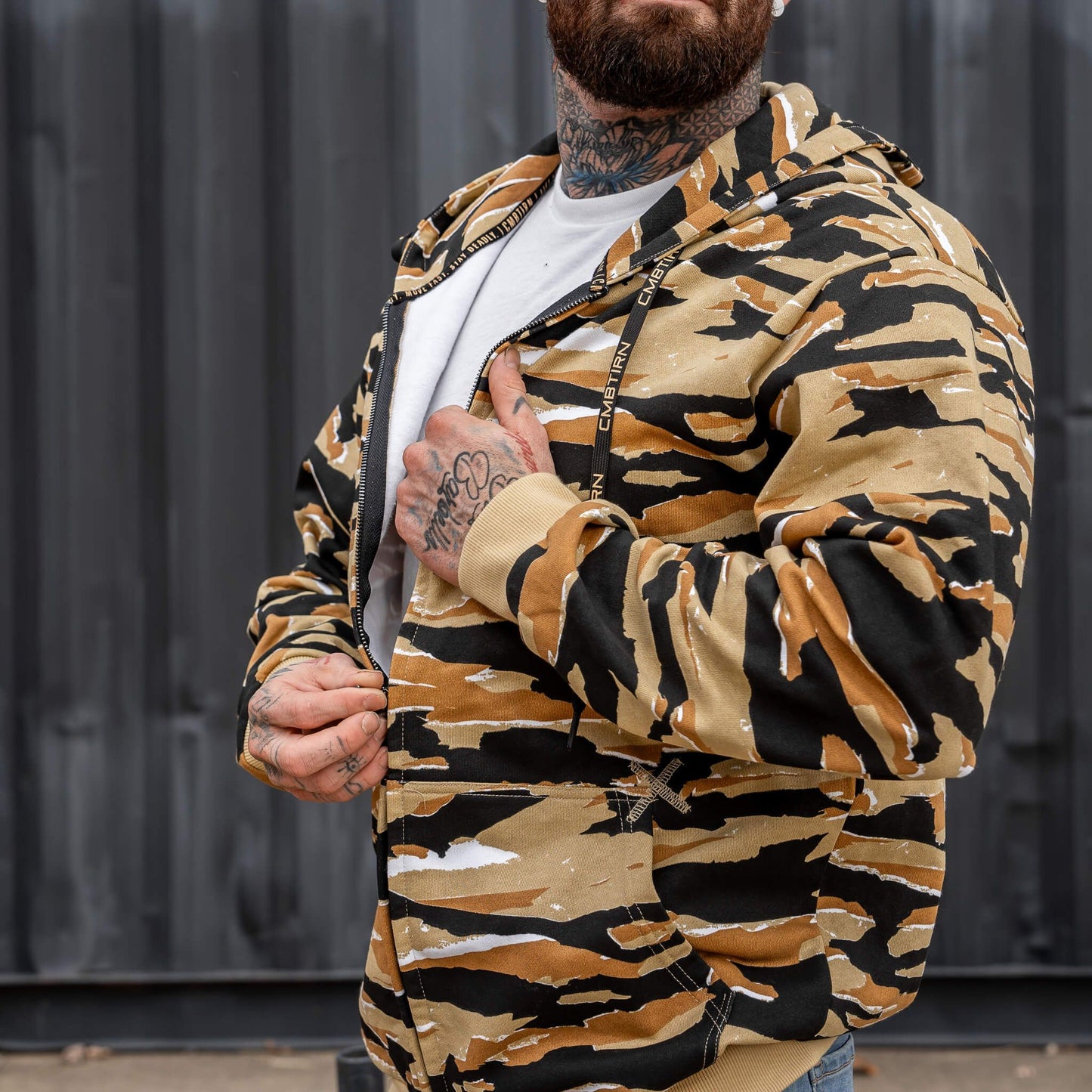 Men's Fleece Lined Zip Up Hoodie | V1