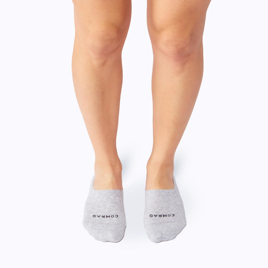 Combed Cotton No Show Socks - 3 Pack