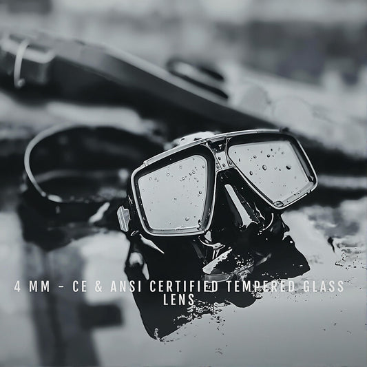 ATACLETE Low-Volume BUDS Twin Lens Dive Mask & Snorkel Combo