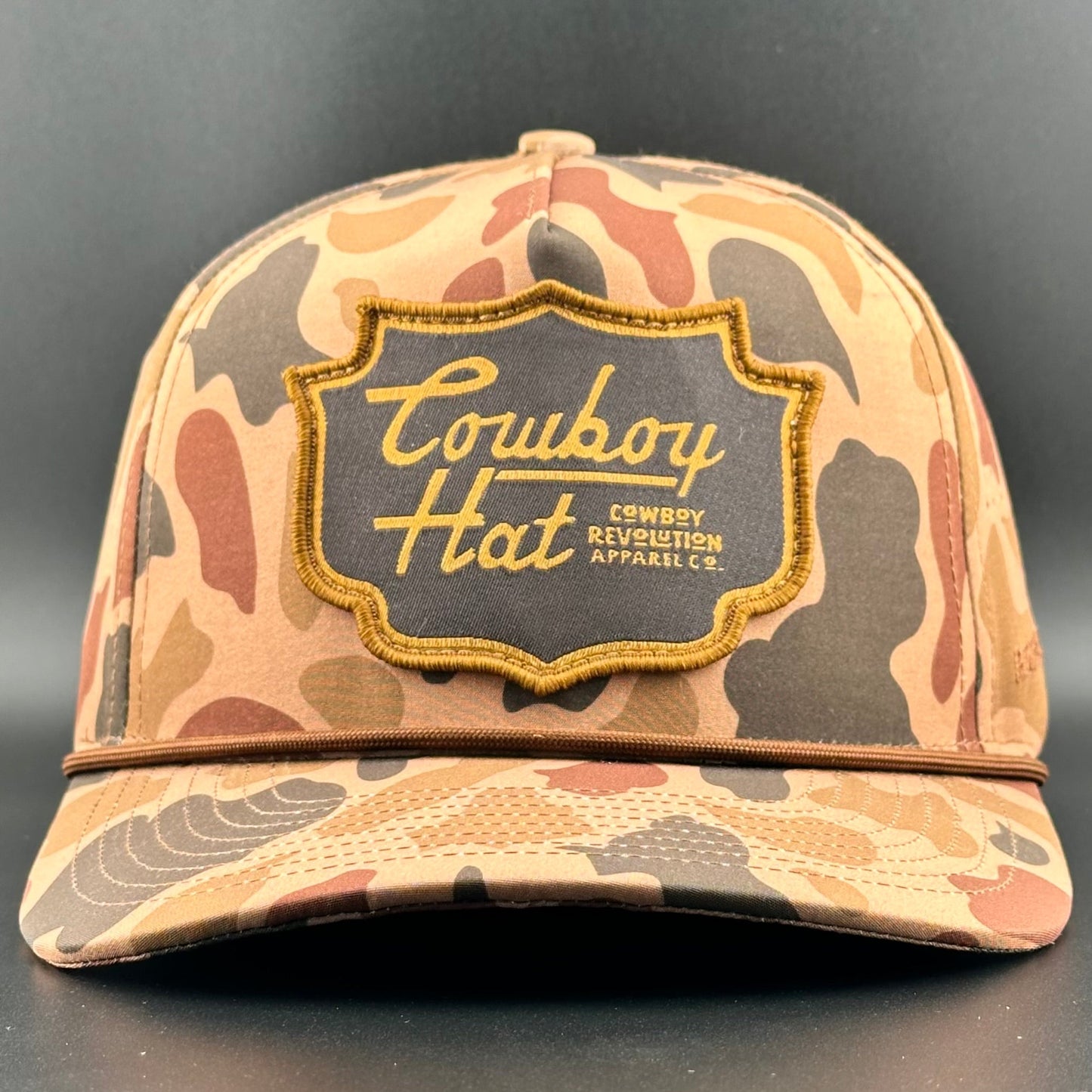 Down South Camo Patch “Cowboy Hat” - Performance Rope Hat