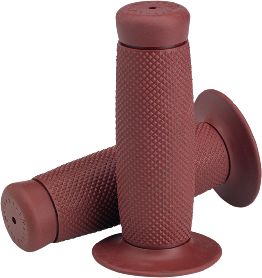 BILTWELL Grips - Renegade - 1" - Oxblood 6704-0301