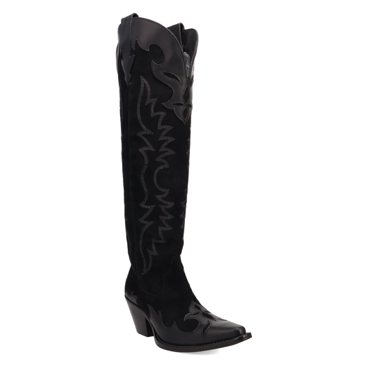 Dingo Drama Queen - Women's Suede Leather Cowgirl Boots