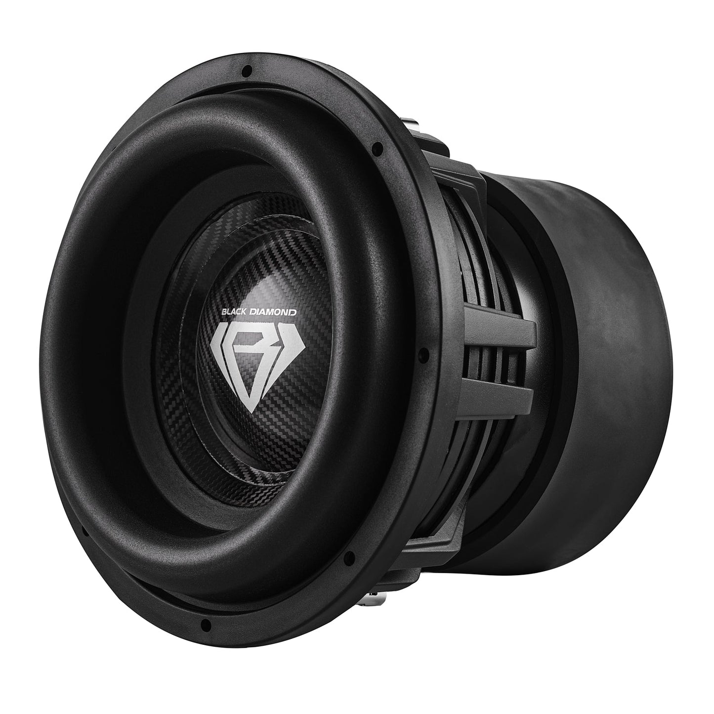Black Diamond 12" High Excursion Subwoofer with Carbon Fiber Cone | 3500W RMS / 7000W MAX | Dual 1-Ohm Voice Coil