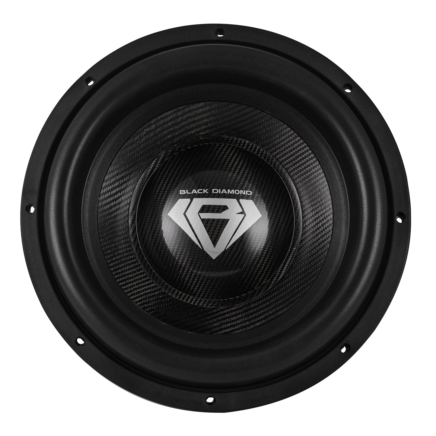 Black Diamond 15" High Excursion Subwoofer with Carbon Fiber Cone | 3500W RMS / 7000W Peak | Dual 1-Ohm Voice Coil