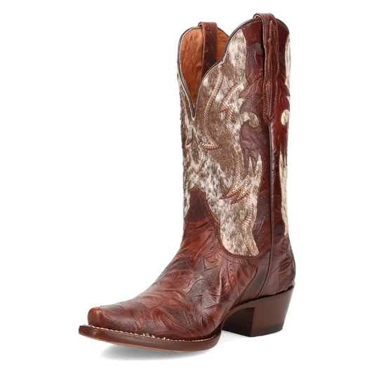 Dan Post Andrinna - Women's Leather Hair-On Cowgirl Boots