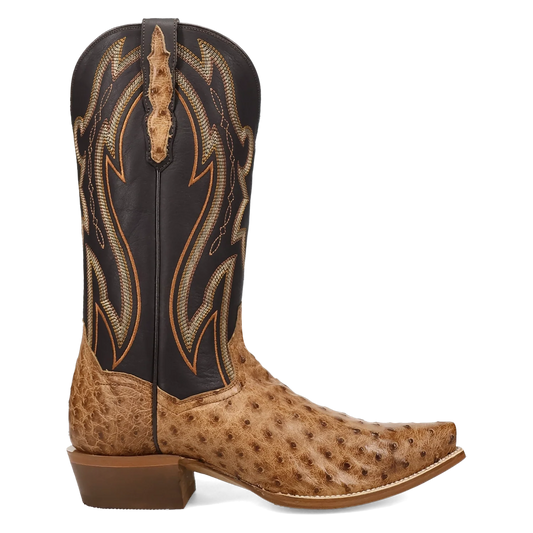 Dan Post Grit - Men's Ostrich Leather Cowboy Boots