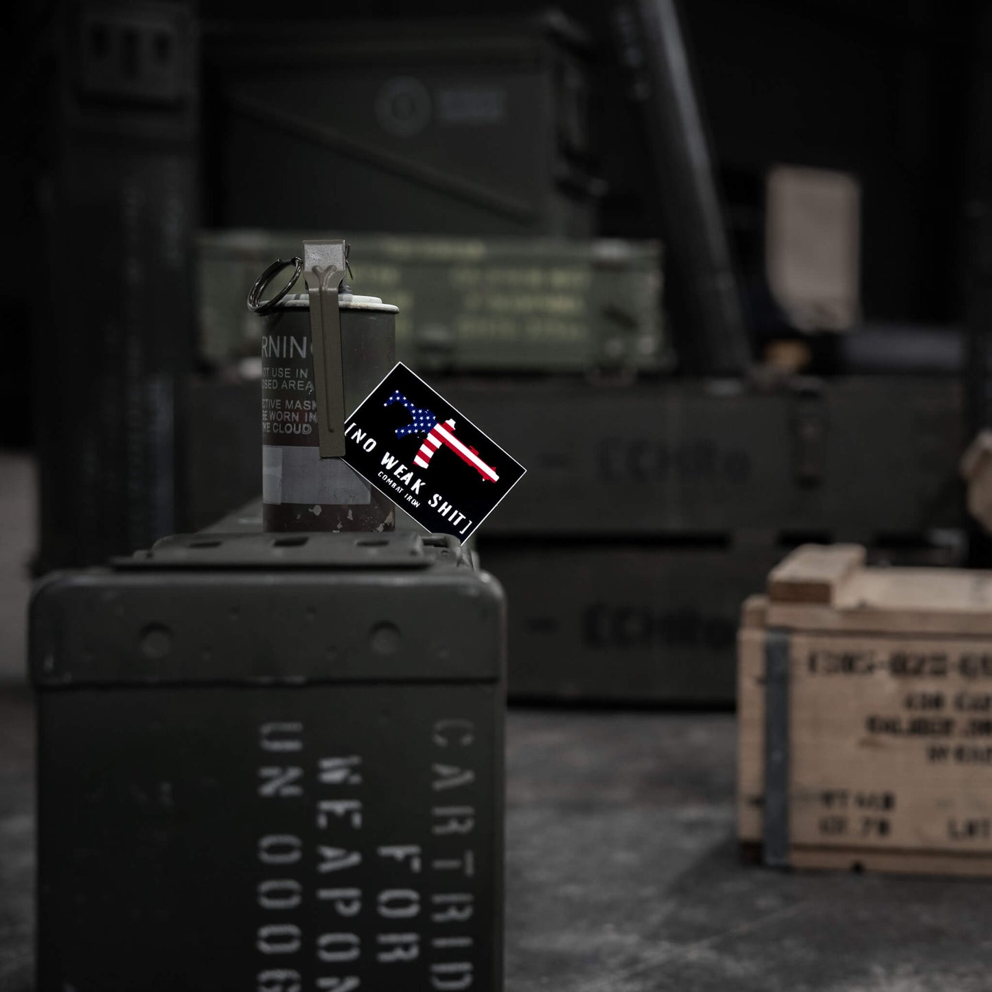 No Weak Shit USA Decal