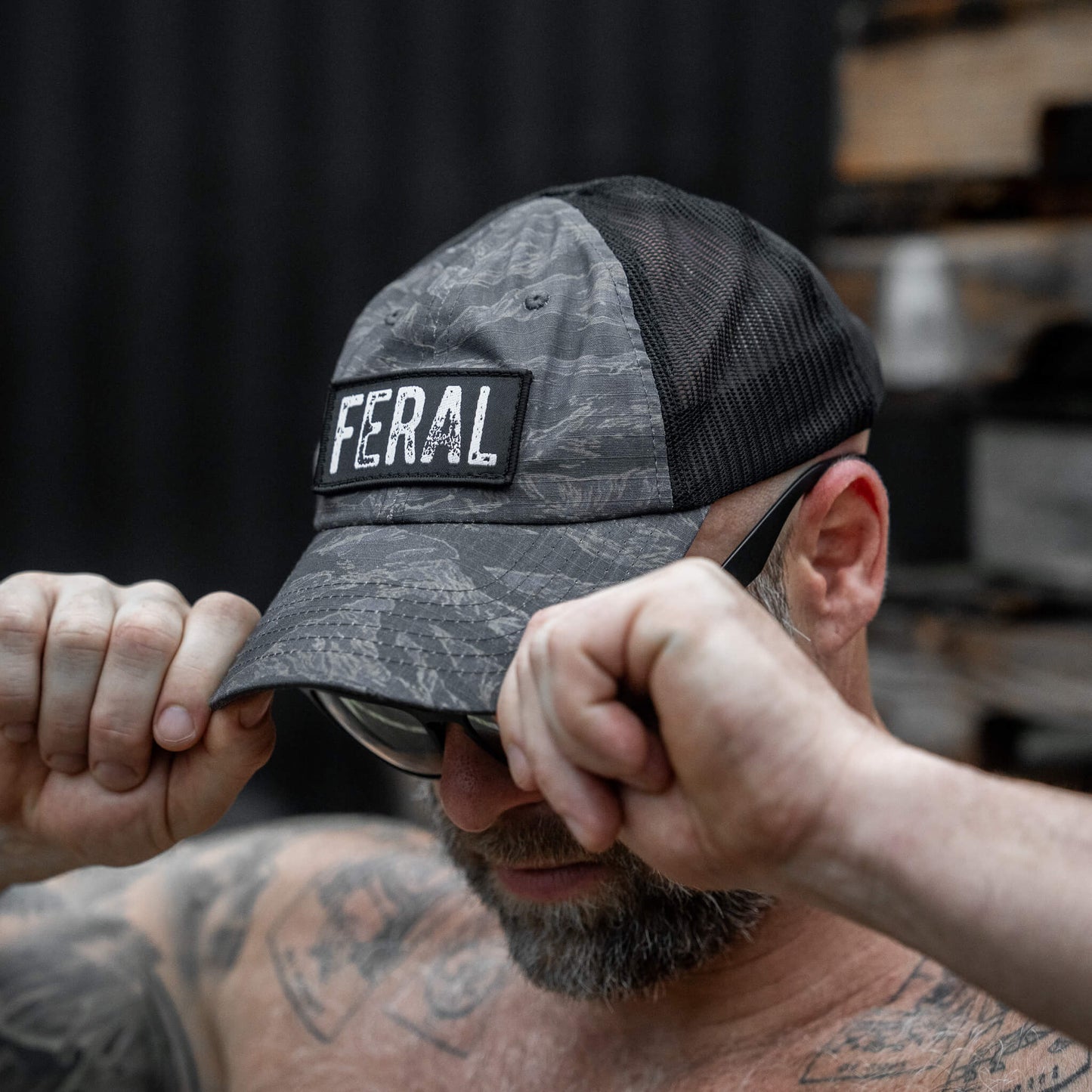 Feral Patch RipStop Mesh Snapback Hat