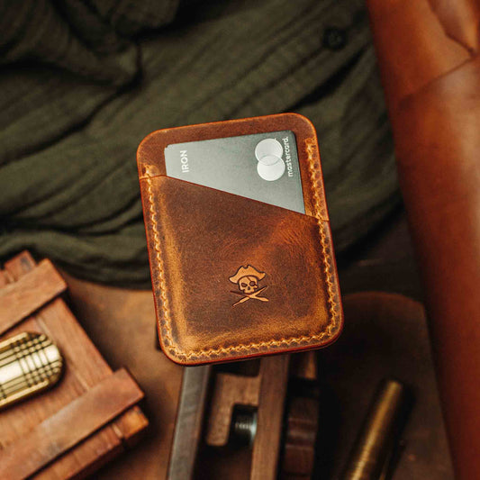 Slim Leather Wallet - Boatswain v3 | Minimalist Card Holder | EDC