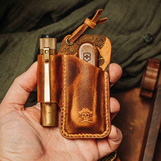 Knife Sheath - Sailor | Leather EDC | Pocket Knife Holder