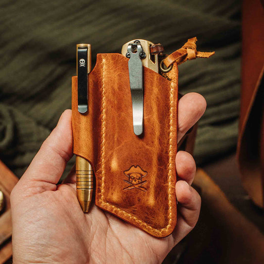Knife Sheath - Sailor v3 | Leather EDC | Pocket Knife Holder