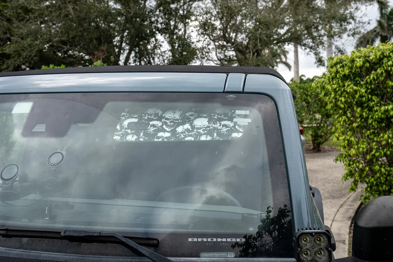 Custom Series Sun Visor Overlays (Printed Series) - 2021+ Bronco