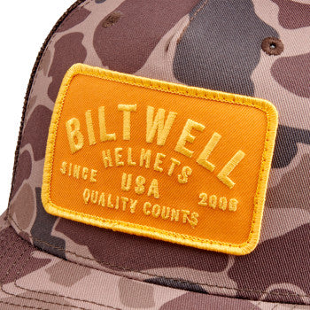BILTWELL Bark Hat - Camo Brown  8002-2041-00