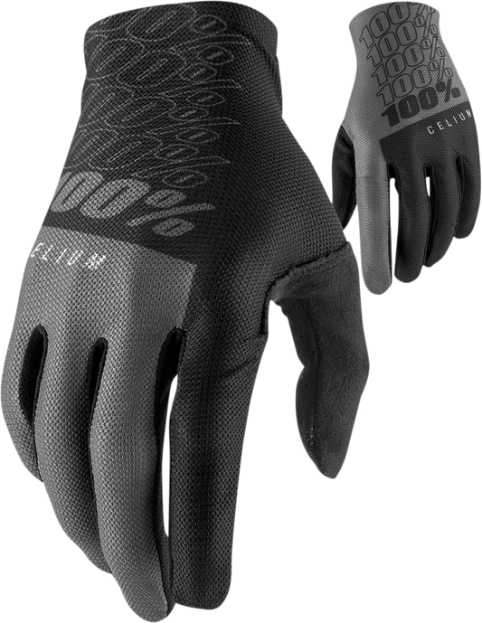 100% Celium Gloves - Black/Gray - 2XL 10007-00004