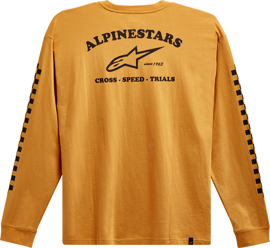ALPINESTARS Sunday Long-Sleeve T-Shirt - Gold - 2XL 12137184059XXL