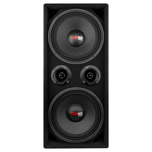 Dual 10" Loaded Ported Voceteo box ( 2 x PRO-X10M and 2 x PRO-TWX2)