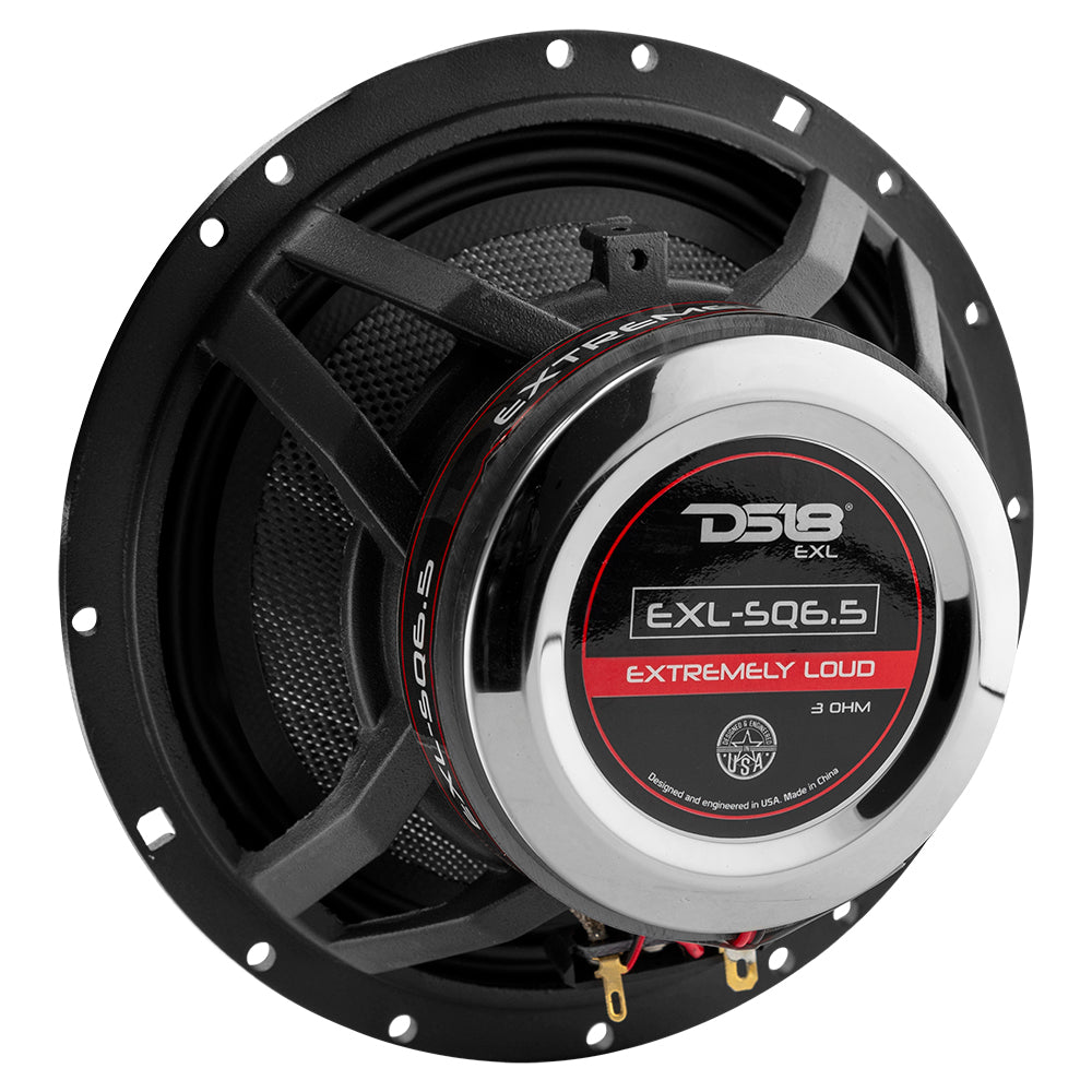 EXL 6.5" 2-Way Coaxial Speaker with Fiber Glass Cone | 120W RMS 3-Ohm