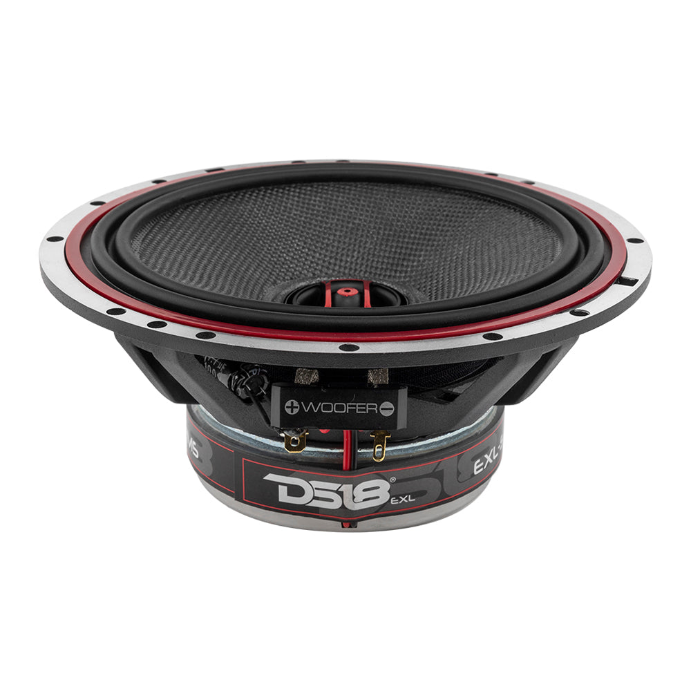EXL 6.5" 2-Way Coaxial Speaker with Fiber Glass Cone | 120W RMS 3-Ohm
