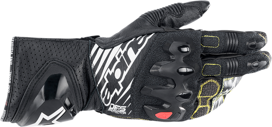 IN STOCK ALPINESTARS GP Tech v2 Gloves - Black/White - Medium 3556622-12-M