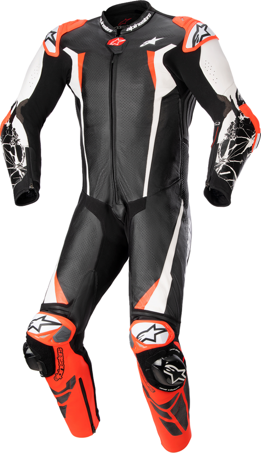ALPINESTARS Racing Absolute v2 Leather Suit - Black/White/Red - US 40 / EU 50 3156323123150