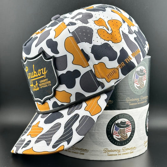 NOLA White “Cowboy Hat” - Performance Patch Rope Hat