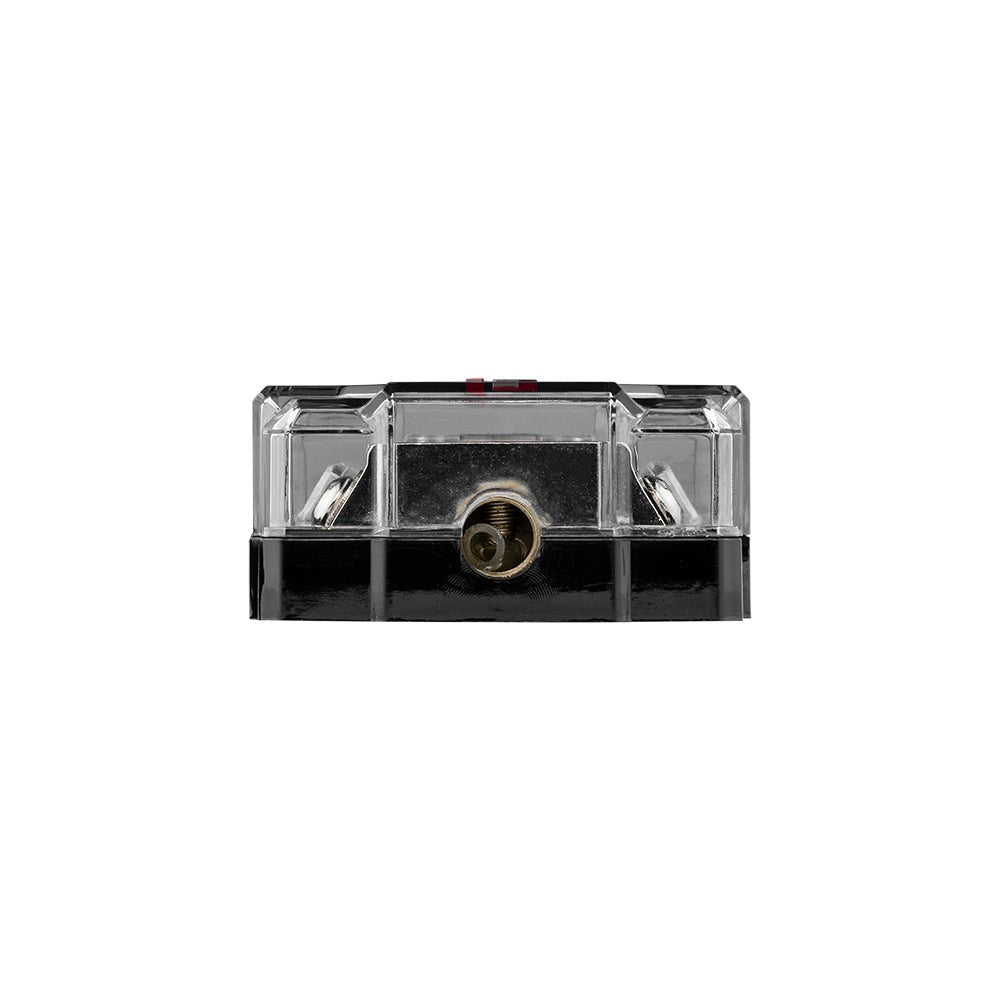 DS18 FDG1224AFS-80A ANL Fuse Holder and Distribution Block 0GA In - 2x4GA Out with Voltmeter