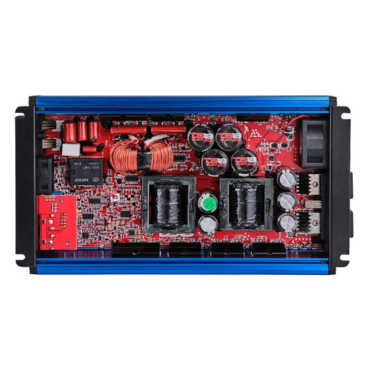 FRP Compact Full-Range Class D 1-Channel Amplifier 3,500 Watts Rms @ 1-Ohm Blue