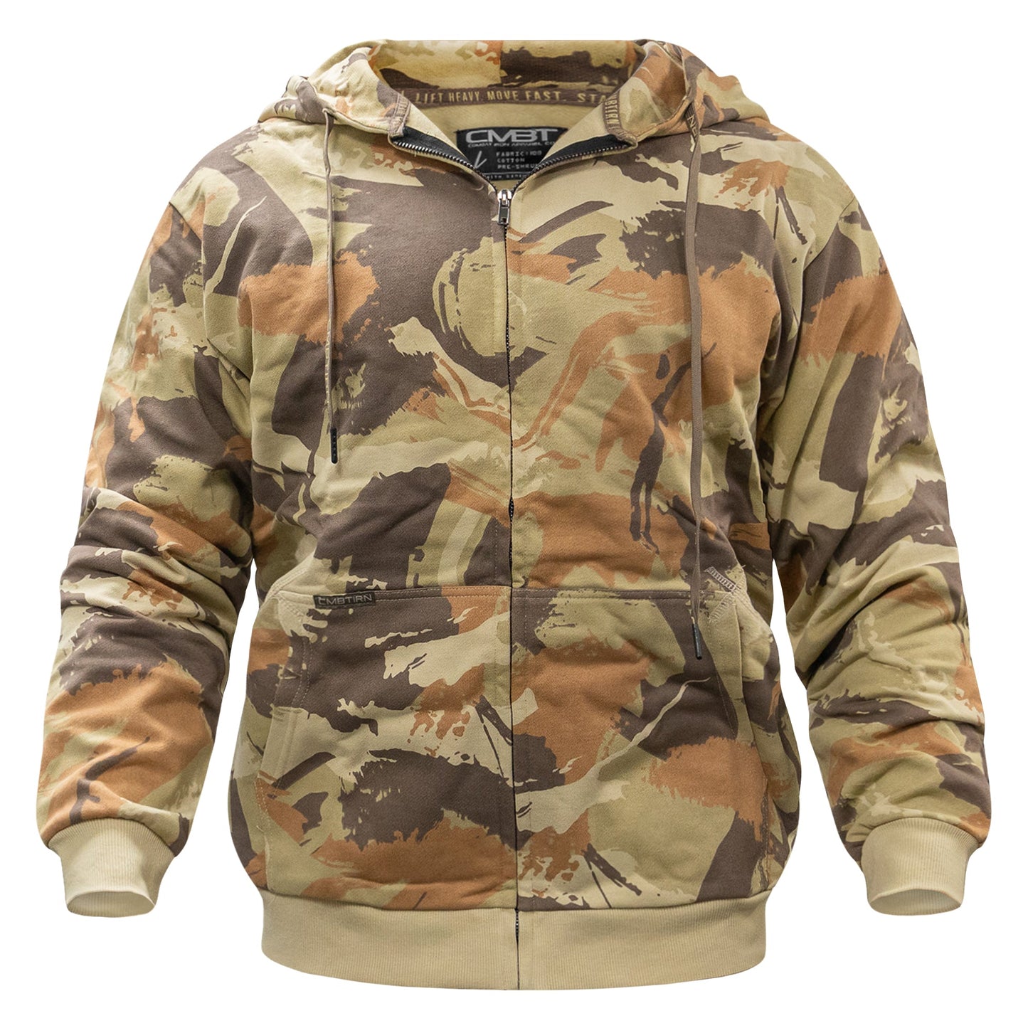 Men's Fleece Lined Zip Up Hoodie | V1