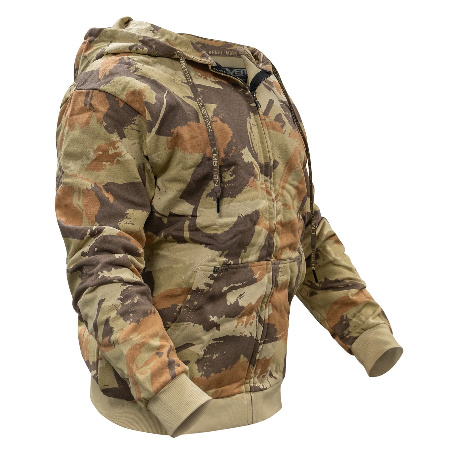 Men's Fleece Lined Zip Up Hoodie | V1