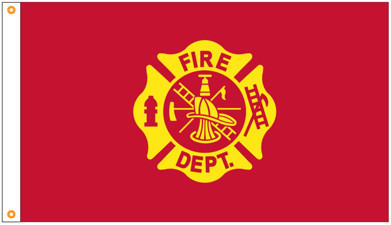 Fire Department Outdoor Flag