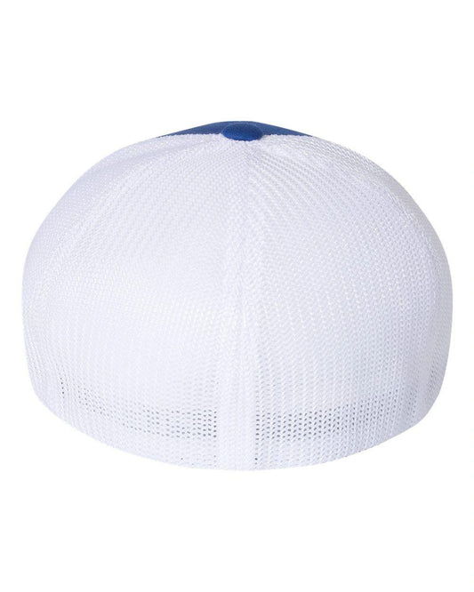 AFW Fishing Patch Hat - Royal - White Flextfit Hat