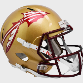 Florida State Seminoles Full Size Speed Replica Football Helmet Metallic Paint - NCAA
