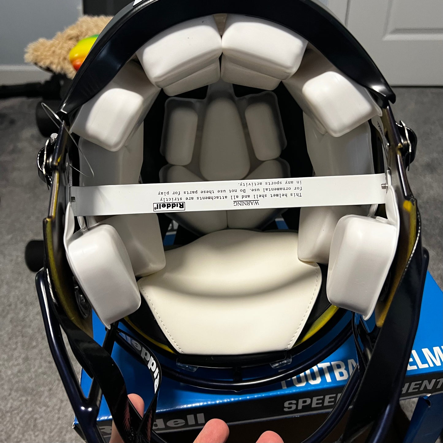 Michigan Wolverines Full Size Authentic Speed Football Helmet Painted Wings-NCAA