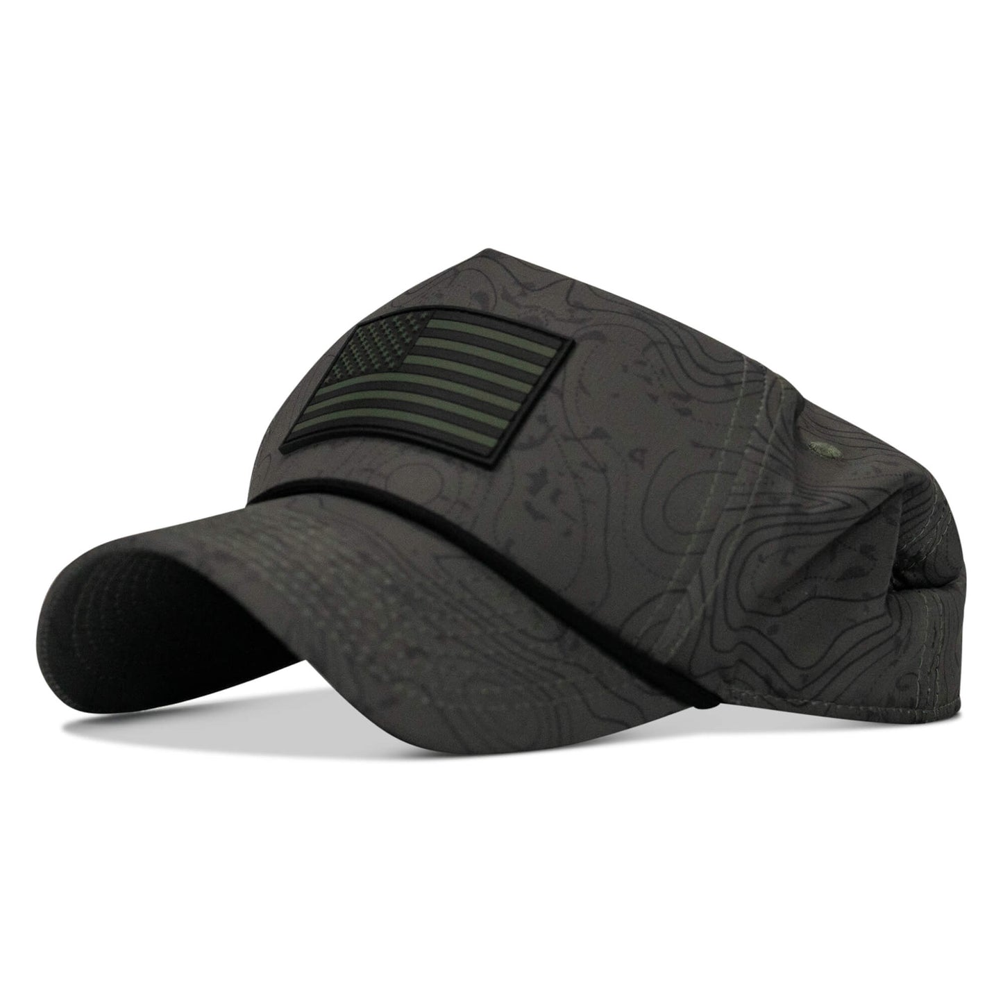 American Flag PVC Patch Waterproof Weekender Snapback