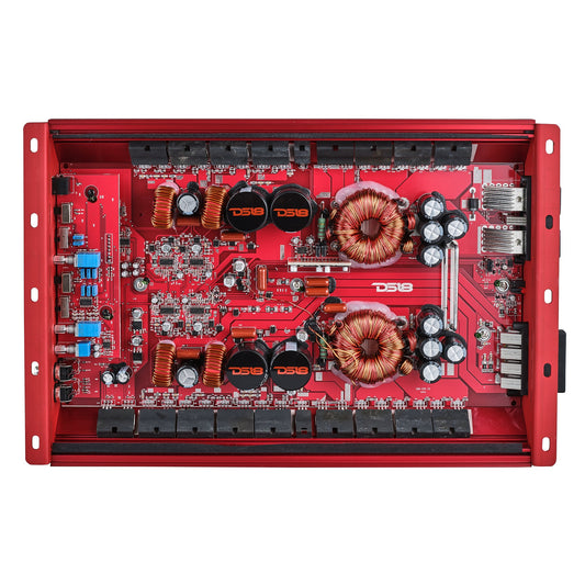 HOOLIGAN KO Full Range Class D 4-Channel Amplifier 4 x 300 Watts Rms @ 4-Ohm Made In Korea
