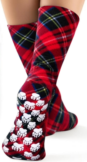 Kids' Nonskid Fleece Socks - Highlander