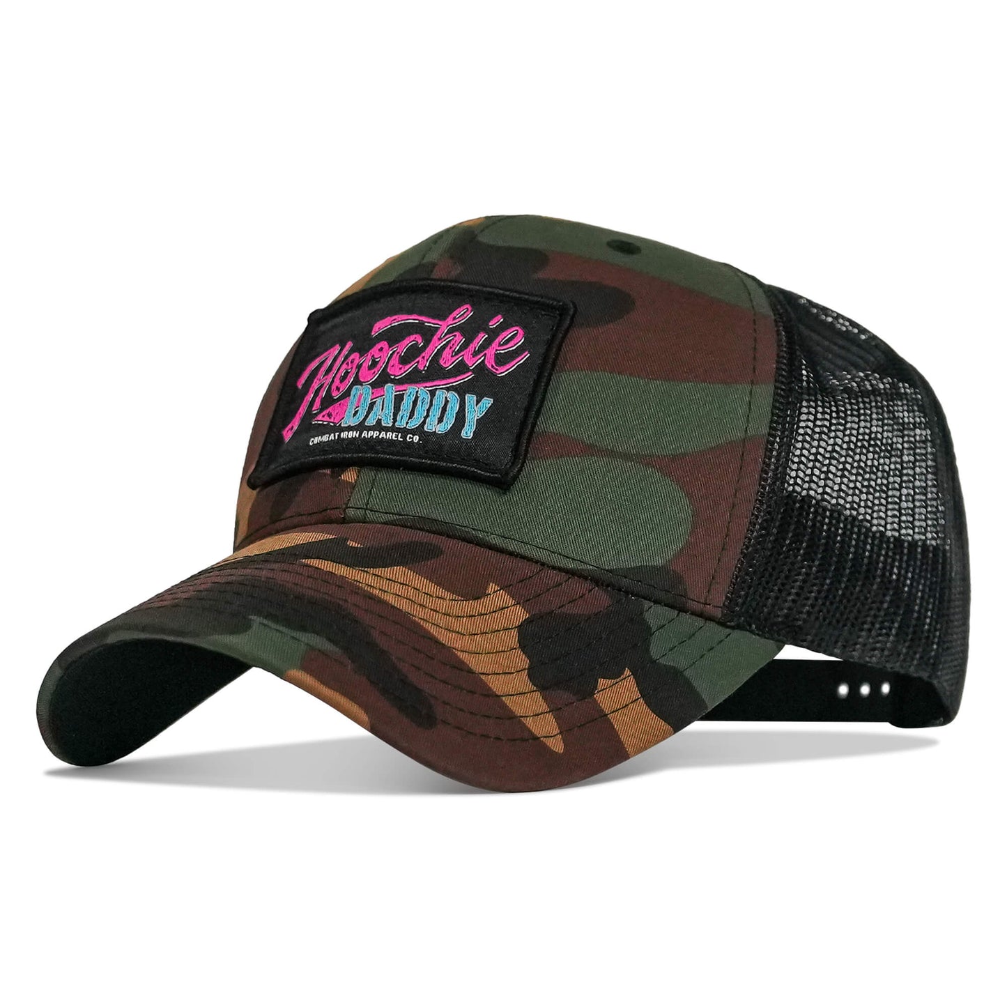 Hoochie Daddy Retro Script Patch Snapback Hat