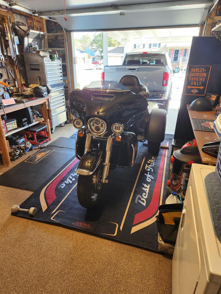 MPM Motorcycle Mat for Trike Motorcycle "Best of Trike" - MM7433