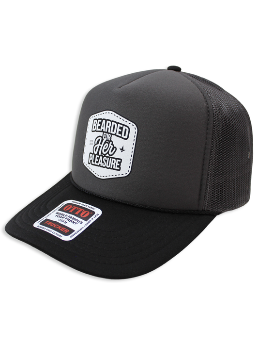 Bearded For Her Pleasure Trucker Hat