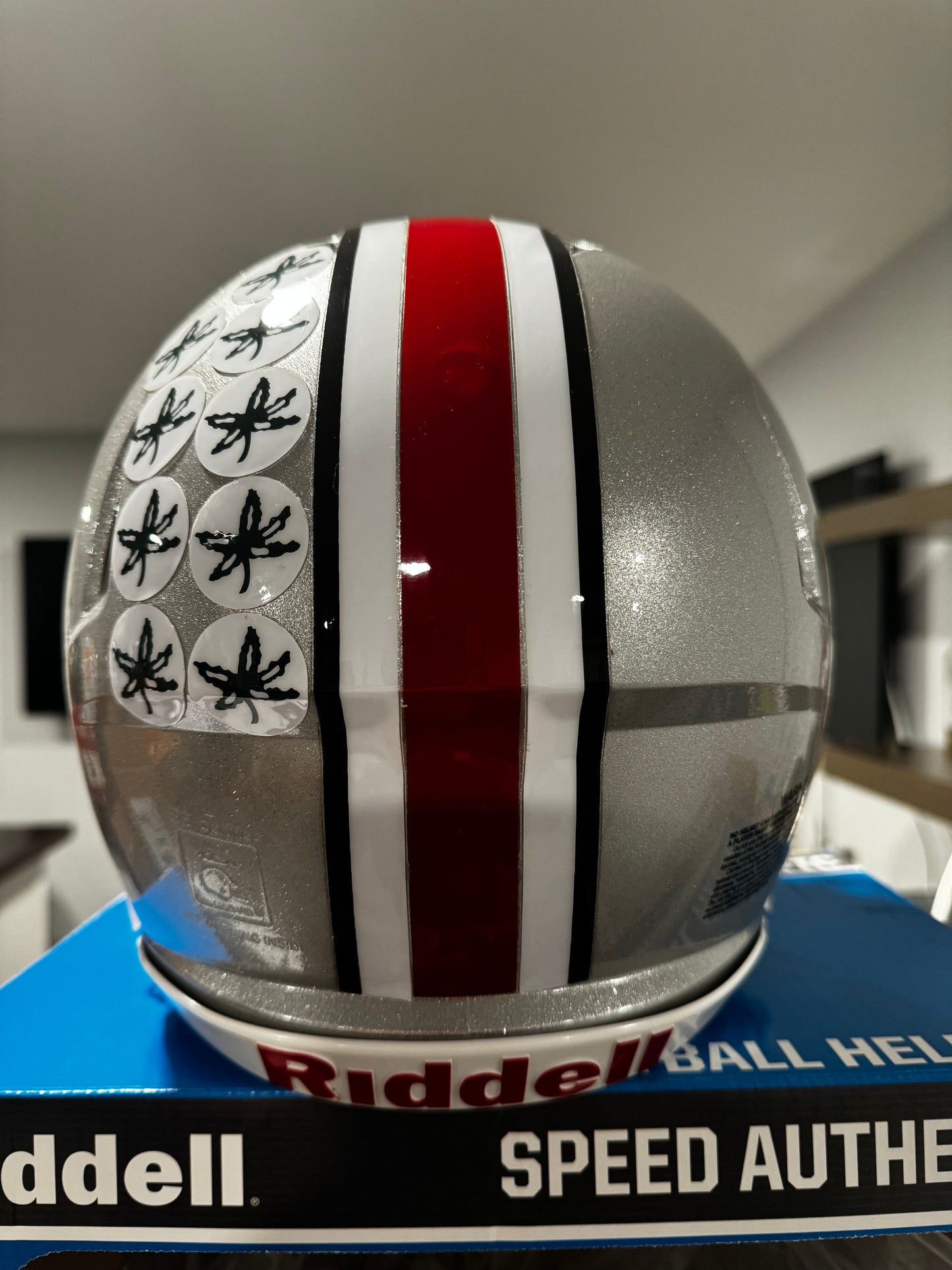 Ohio State Buckeyes Full Size Authentic Speed Football Helmet - NCAA