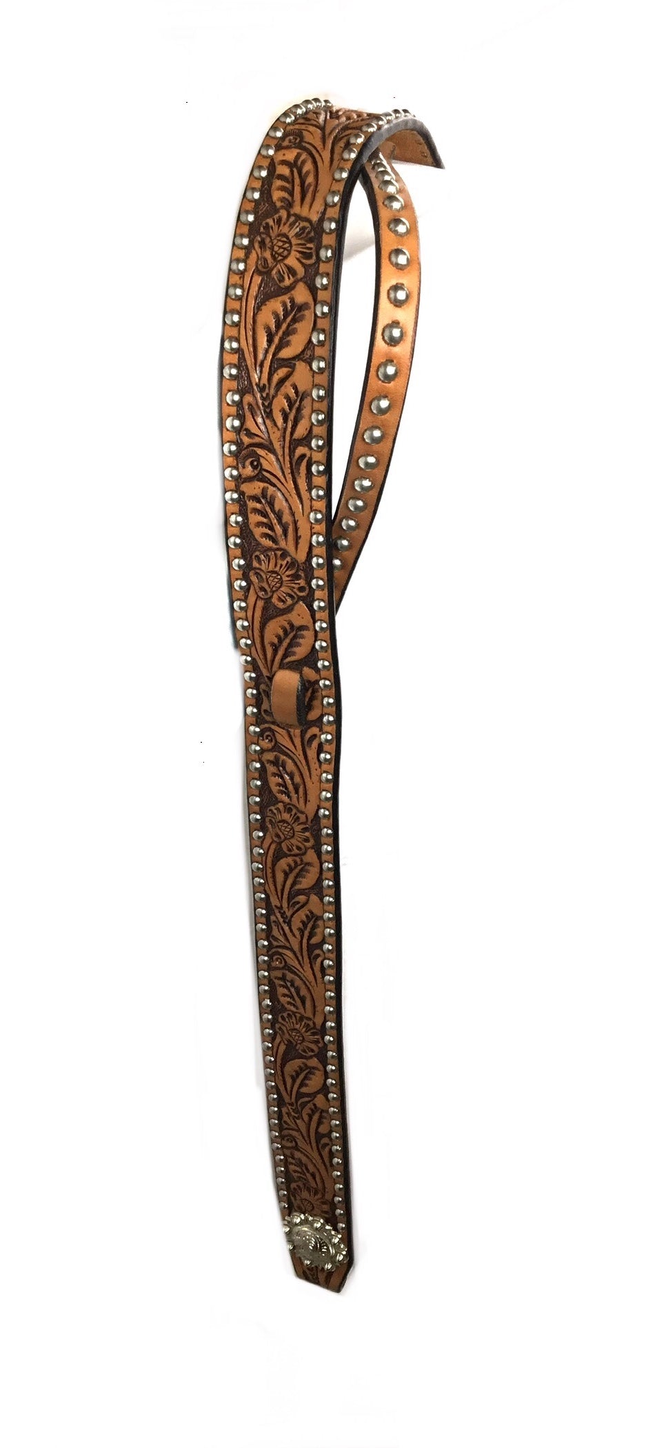 Floral Adjustable Belt Headstall