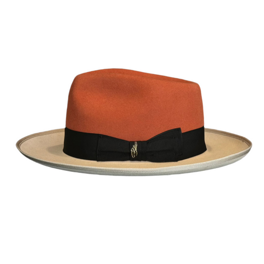 Fox Fedora - Two Tone (Cinnamon / Silverbelly)