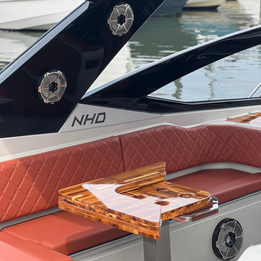 NXL 6.5" 2-Way Coaxial Marine Speaker with RGB LED Lights 100 Watts Rms 4-Ohm