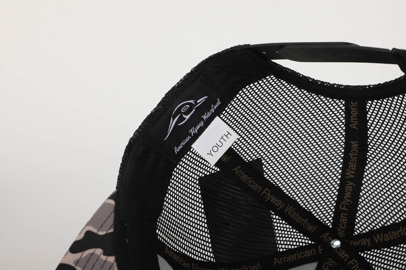 Youth 7 Panel Hardwoods-II 3 D Puff Buck w/ Black Mesh