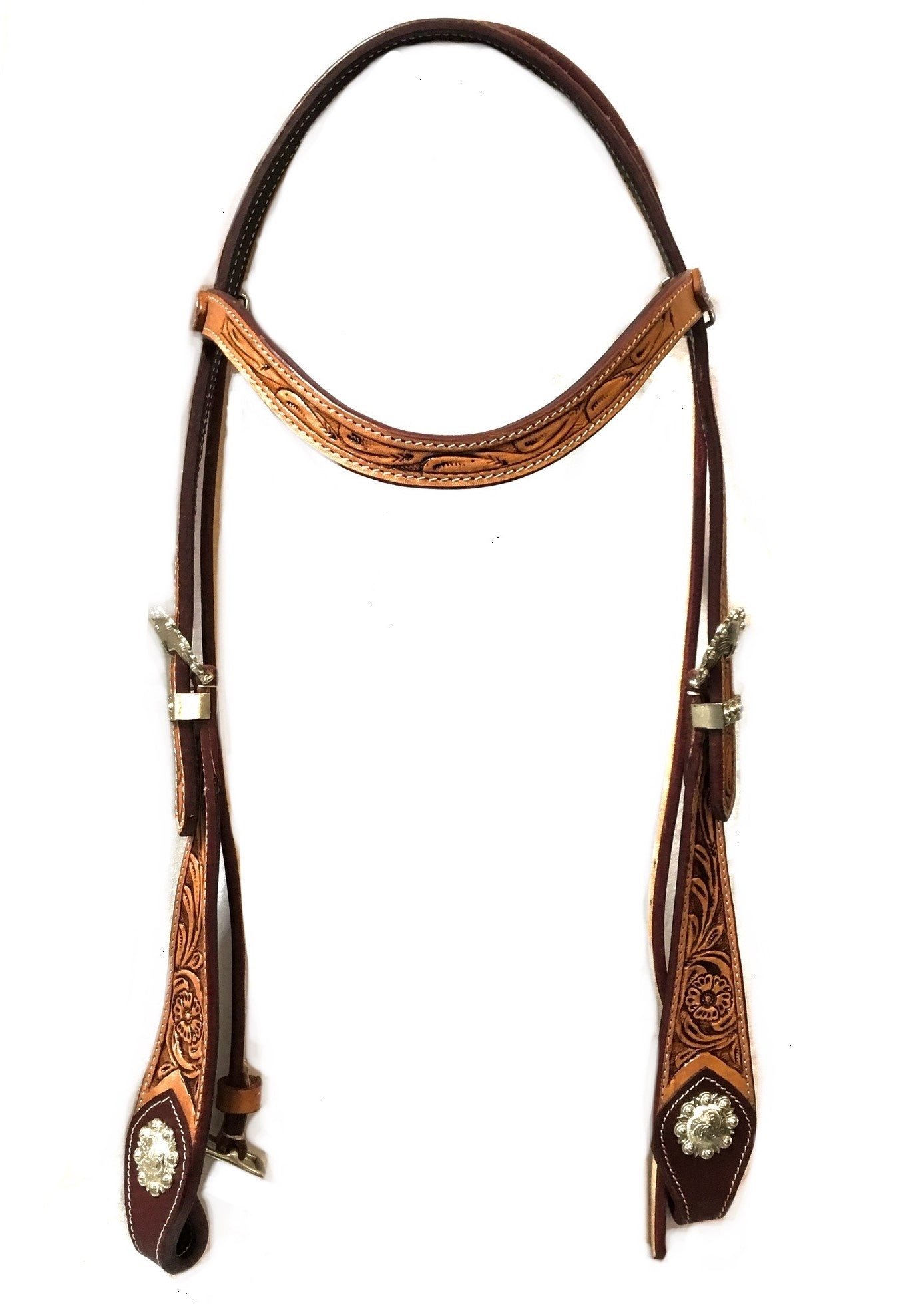 Floral Tooled Headstall