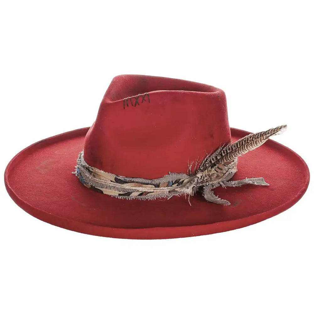 Justin Jolene - Women's Wide Brim Fedora Hat